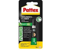Pattex Sekundenkleber Power Easy Gel, Tube, 3g