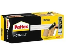 Pattex Karšti klijų lazdelės, skaidrios, ° 11 mm, 50 lazdelių, 1kg
