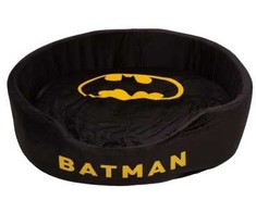 AVERY Paw Love - Batman Hundekurv (70x60x20cm) - Sort/Gul