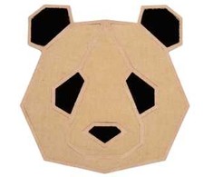 NAGA Paw Love - Katte kradsetræ - Panda - Hvid/sort