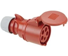 PCE Nešiojamas lizdas „Shark“ 32A 400V 3P + Z + N IP44 (225-6)