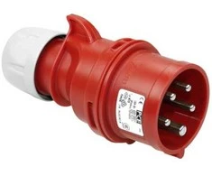 NEŠIOJAMAS KIŠTUKAS PCE-0256 400 V 32 A 5P 6H IP44 / IP54