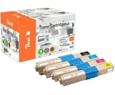 Peach 112100 kaseta su tonerem 4 vnt. Zamiennik Juodas, Cyjan, Purpurowy, Geltonas