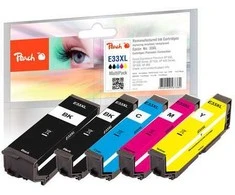 Peach Peach Patrone Epson No.33XL T3357 daugiapakis bk,pbk,c,m,y restauruotas