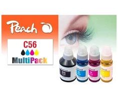 Peach 321697 rašalo kasetė 4 vnt. Zamiennik Standartinis derlius Juodas, Cyan, Magenta, Geltonas