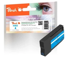 Peach Patrone HP Nr.963 3JA23AE žydra OEM rašalo lygio atstatymas atnaujintas
