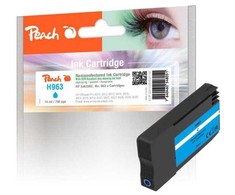 Peach Patrone HP Nr.963 3JA23AE žydra OEM rašalo lygio atstatymas atnaujintas