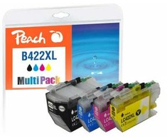 Peach Peach PI500-383 rašalo kasetė 4 vnt. Replacement High (XL) Juoda, Žydra, Violetinė, Geltona