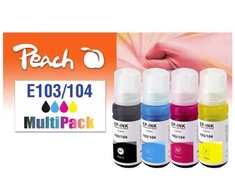Peach Patrone Epson 103/104 MultiPack bk, c, m, y restauruota
