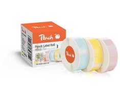 Peach Atsarginiai etikečių spausdintuvo voleliai PE-110 3 voleliai B/C/Y