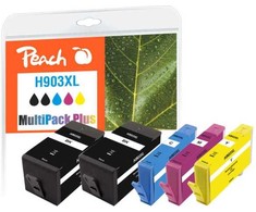 Peach PI300-865 kasetė su rašalu 5 vnt. Analogas Wysoka (XL) našumas Juoda Cyan Violetinė Geltona