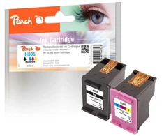 Peach PI300-948, juoda, magenta, geltona, žydra, 3 ml, 3 ml, 2 vnt., rinkinys