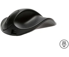 Pelė Bakker Elkhuizen BakkerElkhuizen HandShoeMouse Large wireless, dešinei rankai, Optinė, RF belaidė, 1000 DPI, Juodas