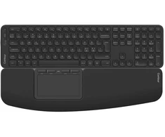 Pelė Contour Dizainas CDTP1050BALPN1050, Viso dydžio (100%), Belaidis, RF belaidis, Žirklinis klavišų jungiklis, QWERTY, Juoda