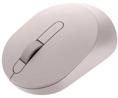 Pelė DELL MS3320W, Ambidextrous, Optinė, RF belaidė + Bluetooth, 1600 DPI, Rožinė