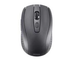 Pelė Deltaco MS-809, abiem rankoms, RF belaidis + USB A tipo, 1200 DPI, juodas