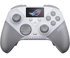 ASUS ROG Raikiri II Pro, žaidimų pultas, PC, krypties klavišai, pagrindinis mygtukas, meniu mygtukas, analoginis / skaitmeninis, laidinis ir belaidis, Bluetooth/RF/USB