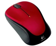 Pelė Logitech LGT-M235R, Ambidextrous, Optinė, RF belaidė, 1000 DPI, Raudona