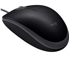 Pelė Logitech M110 tylus, abiem rankoms, optinis, USB A tipo, 1000 DPI, juodas