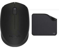 „Logitech M171“ pelė, juoda (910-004424) + „Studio“ serija – grafito spalvos (956-000049)