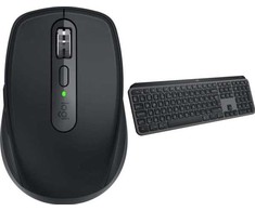 Pelė Logitech MX Anywhere 3S grafito spalvos (910-006929) + belaidės MX Keys S grafito spalvos, JAV (920-011587)