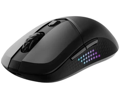Pelė MSI VERSA 300 ELITE WIRELESS, dešiniarankiams, Optinė, RF belaidė + Bluetooth + USB Type-C, 26000 DPI, 1 ms, Juoda