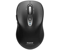 Pelė Port Designs 900720, Abiem rankoms, Optinis, „Bluetooth“, 3200 DPI, Juoda