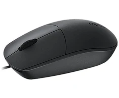 Pelė Rapoo N100, Ambidextrous, Optinė, USB Type-A, 1600 DPI, Juodas