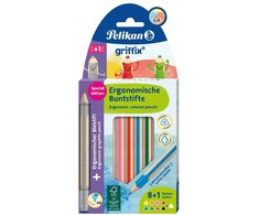 Pelikan griffix Įvairių spalvų / švino mišinys 10 vienetų sulankstomoje dėžutėje (701334)