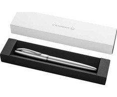 Pelikan Jazz Noble Elegance P36, Sidabrinė, Kasečių pildymo sistema, Mėlyna, Metalinė, Nerūdijančio plieno, Vidutinio dydžio