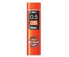 Pentel C275-2BO, Pilka, Plona, Oranžinė, 0,5 mm, 40 vnt., Dėžutė