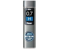 Pentel mechaninis pieštukas H 0,7 mm juodas