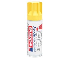 Edding Permanent Purškiklis, 200 ml, Geltona, Matte, Purškiklis can