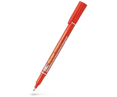 Nuolatiniai žymekliai, Pentel NF450 Slim, apvalus pluošto antgalis, raudoni, pakelis po 12 vnt.