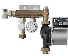 PETTINAROLI Mini šuntas 1 grandinė - UPM2-2 siurblys. 20 mm PEX jungtys