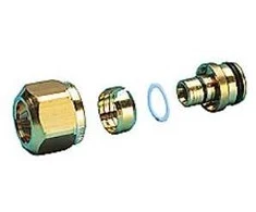 PETTINAROLI Jungčių rinkinys PEX 3/4-16mm - 16mm grindų šildymo paskirstymo vamzdžiams, skirtas Alupex