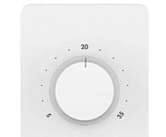 PETTINAROLI Pro kambario termostatas analoginis - kambario termostatas analoginis baltas