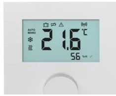 PETTINAROLI belaidis kambario termostatas – su ekranu V4 IP, 230 V, baltas