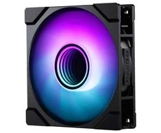 PHANTEKS M25 Gen2 PWM D-RGB korpuso ventiliatorius – Reverse Blade, 120mm, juodos spalvos