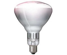 Philips Infrared lamp BR125 IR 250W E27 230-250V CL (57523423)