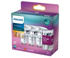 Philips SceneSwitch LED prožektorinė lemputė GU10, 3 vnt. rinkinys
