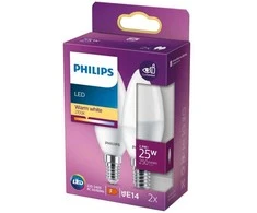 Philips 8719514310018, 2,8 W, 25 W, E14, 250 lm, 15 000 val., Šiltai balta