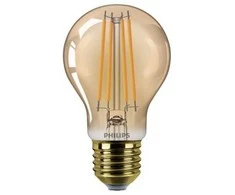 Philips 1400C kaitrinė lemputė, gintaro spalvos, 40 W, A60, E27, 7 W, 40 W, E27, 470 lm, 15000 h, liepsna