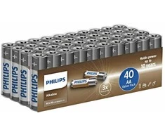 „Philips“ šarminės AA baterijos – 40 vnt
