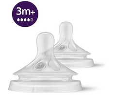 Philips AVENT „Natural Response SCY964/02“ kūdikio buteliuko tekėjimo tėkmė, 4 žindukai, ortodontinis, prieškolinis vožtuvas, 2 vnt.