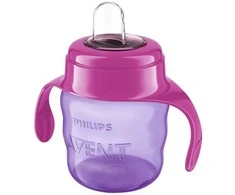 „Philips Avent“ puodelis su snapeliu, 6 mėn. ir vyresniems, violetinis