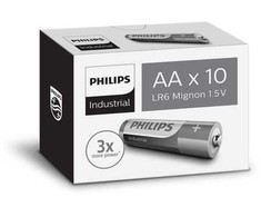 Philips PHILIPS batteri industrial alkaline AA 10-pak - 2073832