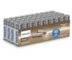 „Philips“ šarminės AA baterijos – 40 vnt