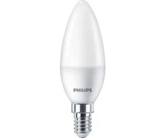 LED lemputės PHILIPS, E14, B35, 2700 K, 5W (=40W), 407 lm, NON-DIM, 3 vnt.