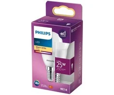 Philips Žvakė ir liuminescencinė lemputė, 2,8 W, 25 W, E14, 250 lm, 15 000 h, Šiltai balta